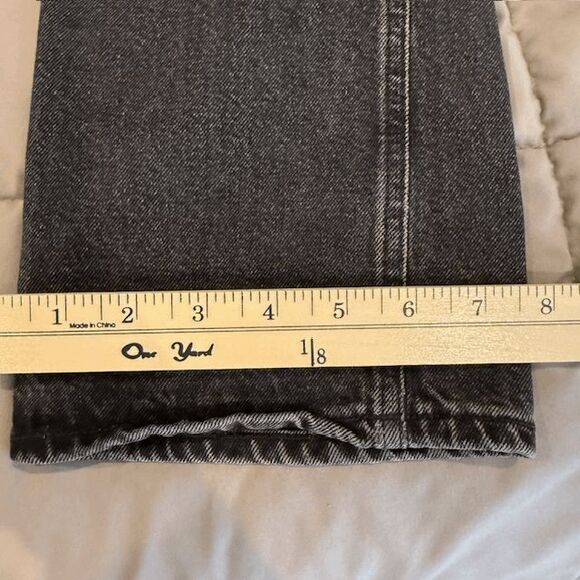 Citizens of Humanity Zurie Sculpted Straight Leg Jeans Stormy Black Wash Size 28 - Picture 13 of 14